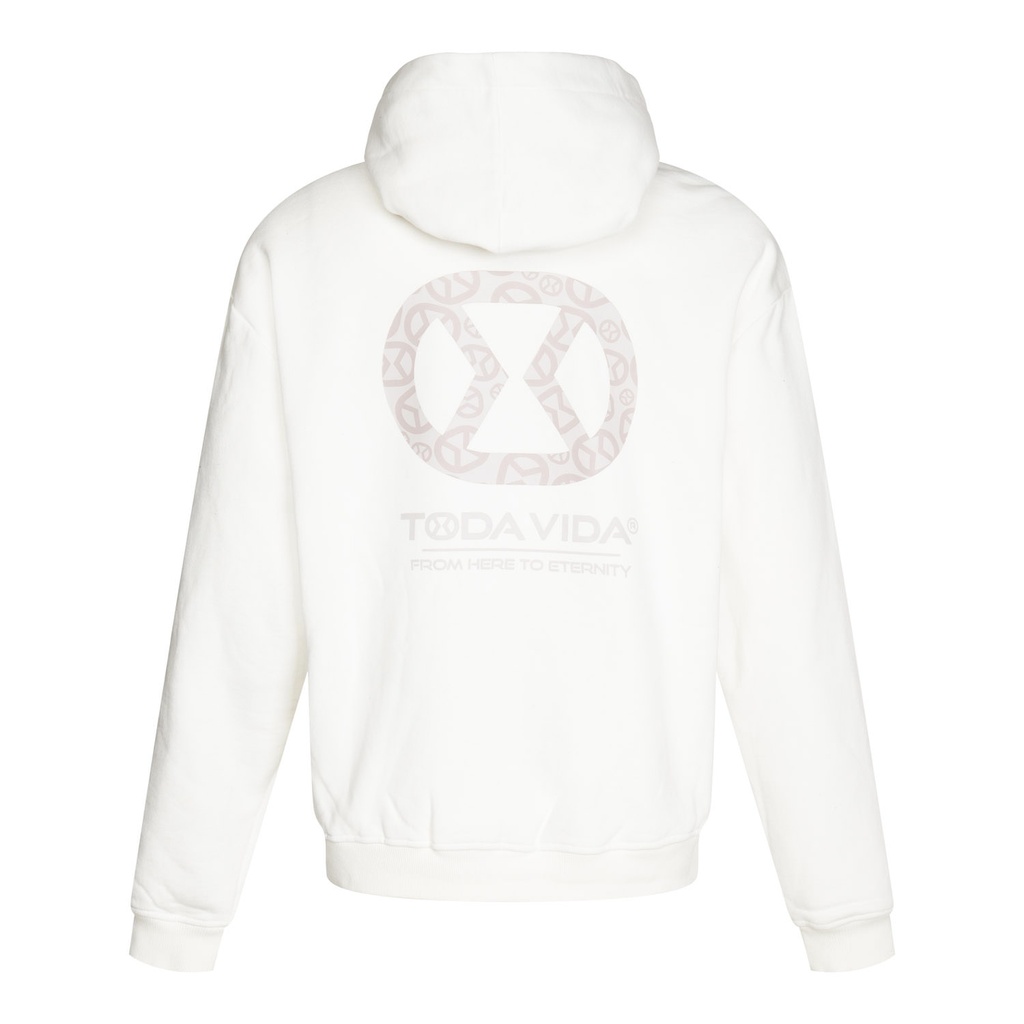 [TVID114001offwhiteS] essential hoodie offwhite  (S)