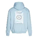 hoodie lichtblauw cloudprint