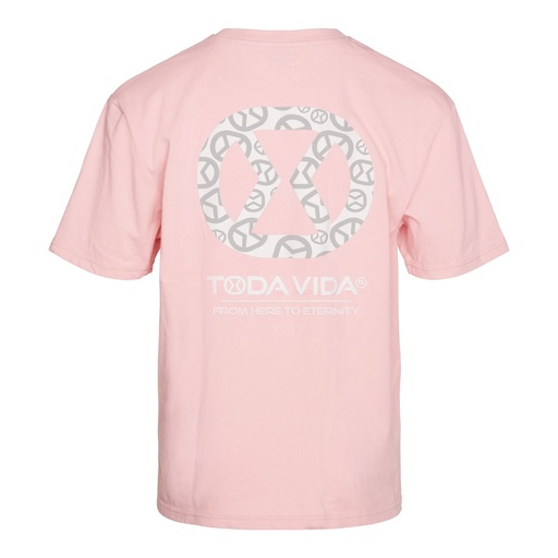 t-shirt roze logoprint